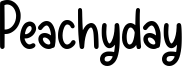 Peachyday Font