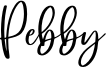 Pebby Font