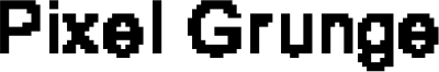 Pixel Grunge Font