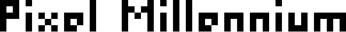 Pixel Millennium Font