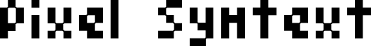 Pixel Symtext Font