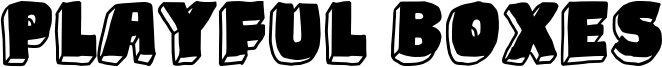Playful Boxes Font
