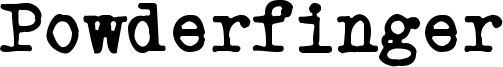Powderfinger Font