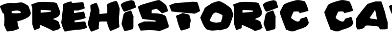 Prehistoric Caveman Font