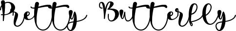 Pretty Butterfly Font