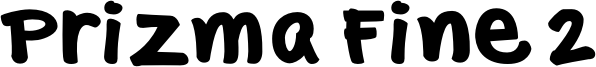 Prizma Fine 2 Font