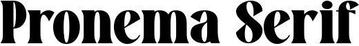 Pronema Serif Font