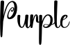 Purple Font