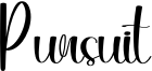 Pursuit Font