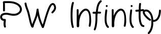PW Infinity Font
