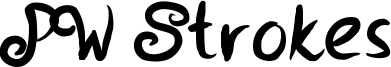 PW Strokes Font