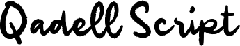 Qadell Script Font