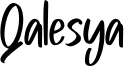 Qalesya Font