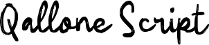 Qallone Script Font
