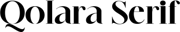 Qolara Serif Font