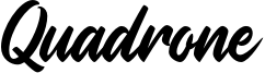 Quadrone Font