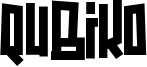 Qubiko Font
