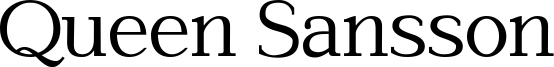 Queen Sansson Font