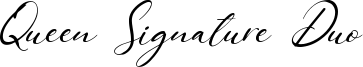 Queen Signature Script Italic.otf