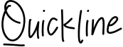 Quickline Font