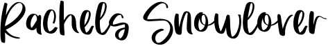Rachels Snowlover Font