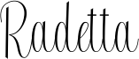 Radetta Font
