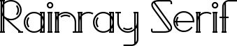Rainray Serif Font