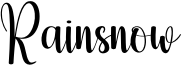 Rainsnow Font