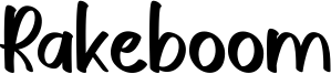 Rakeboom Font