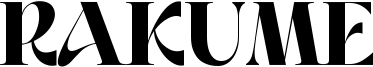Rakume Font