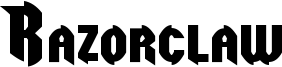 Razorclaw Font