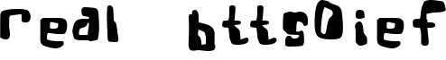 Real Bttsoief Font