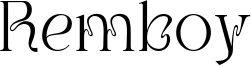 Remboy Font