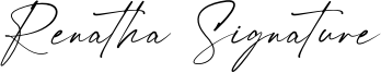 Renatha Signature Font