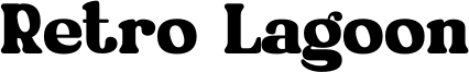 Retro Lagoon Font