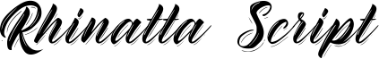 Rhinatta Script Font