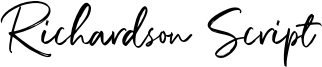 Richardson Script Font