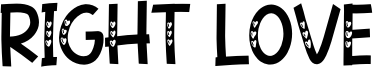 Right Love Font