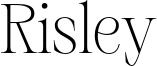 Risley Font