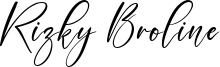 Rizky Broline Font