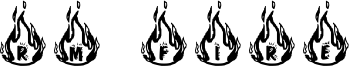 RM Fire Font