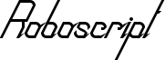 Roboscript Font