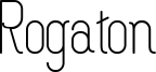 Rogaton Font