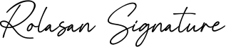 Rolasan Signature Font