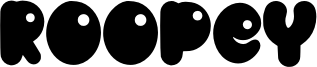 Roopey Font