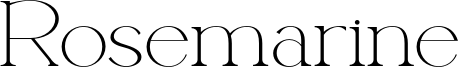 Rosemarine Font