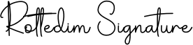 Rottedim Signature Font