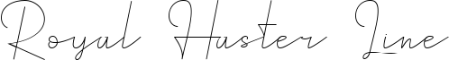 Royal Haster Line Font
