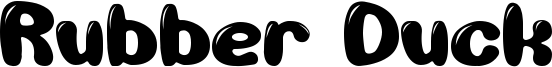 Rubber Duck Font