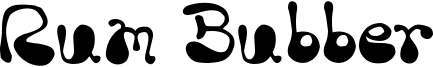 Rum Bubber Font